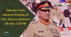 Gen. Bajwa's extension